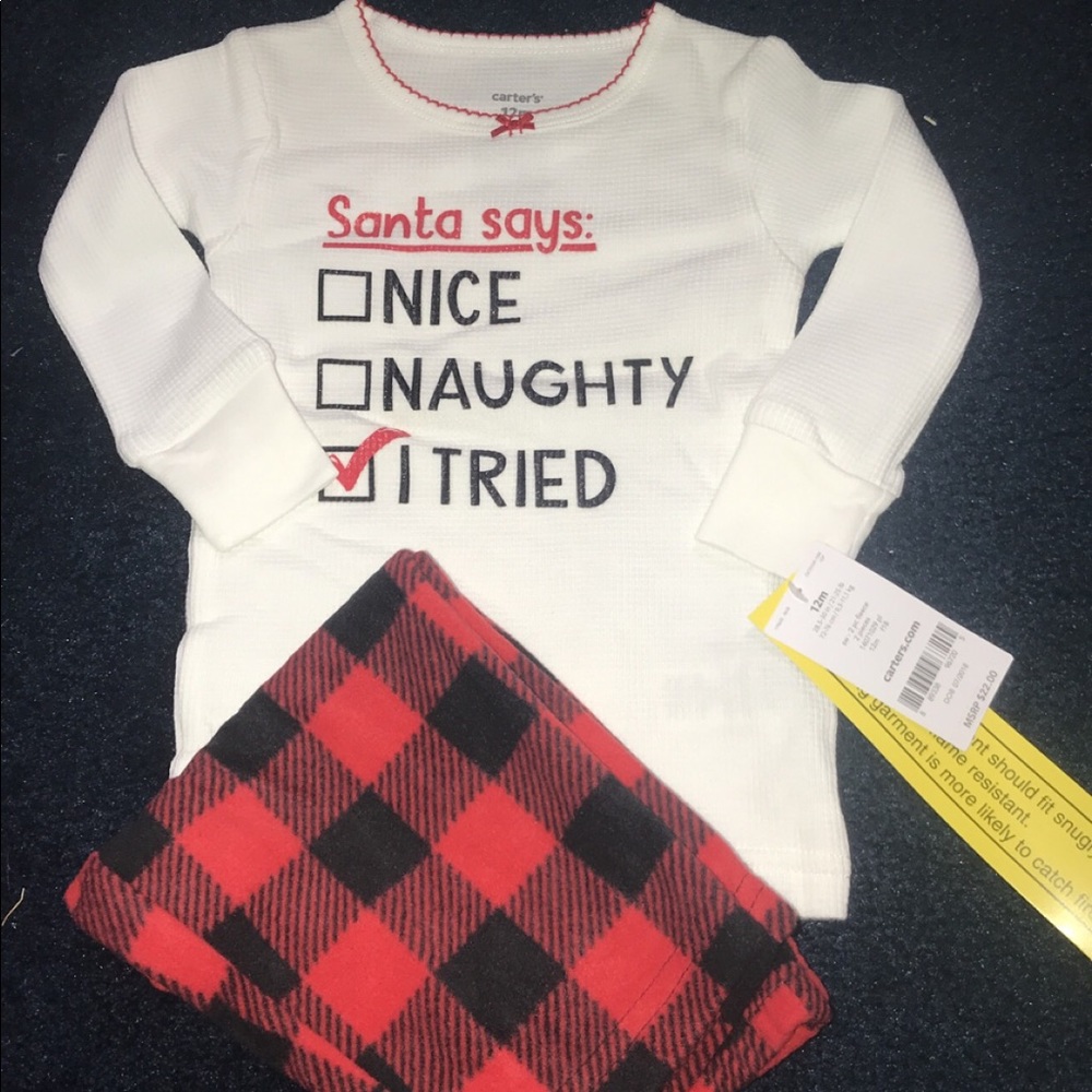 Carters 12 month jammies